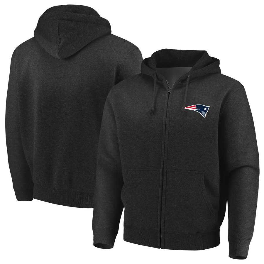 Men's New England Patriots Majestic Cap Logo Full Zip Hoodie Black,We sell and wholesale Men's New England Patriots Majestic Cap Logo Full Zip Hoodie Black on line form chian!